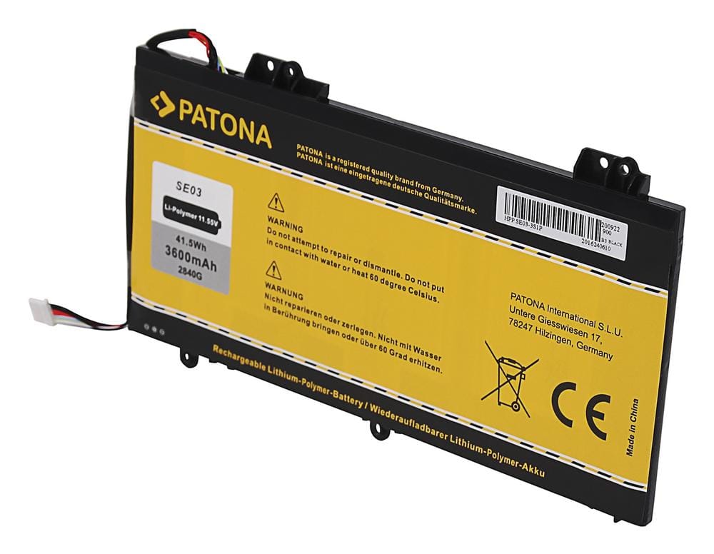 PATONA bateria para HP Pavilion 14-AL SE03 SE03XL 849988-850 HSTNN-LB7G 849568-421