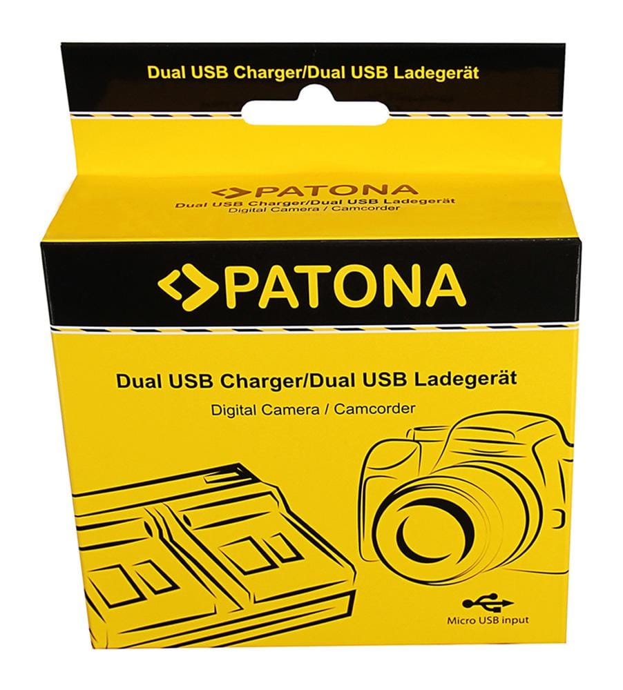 PATONA Dual Charger for Kodak LB-070 PIXPRO S1 S-1 with Micro-USB Cable PATONA Dual Charger for Kodak LB-070 PIXPRO S1 S-1 with Micro-USB Cable