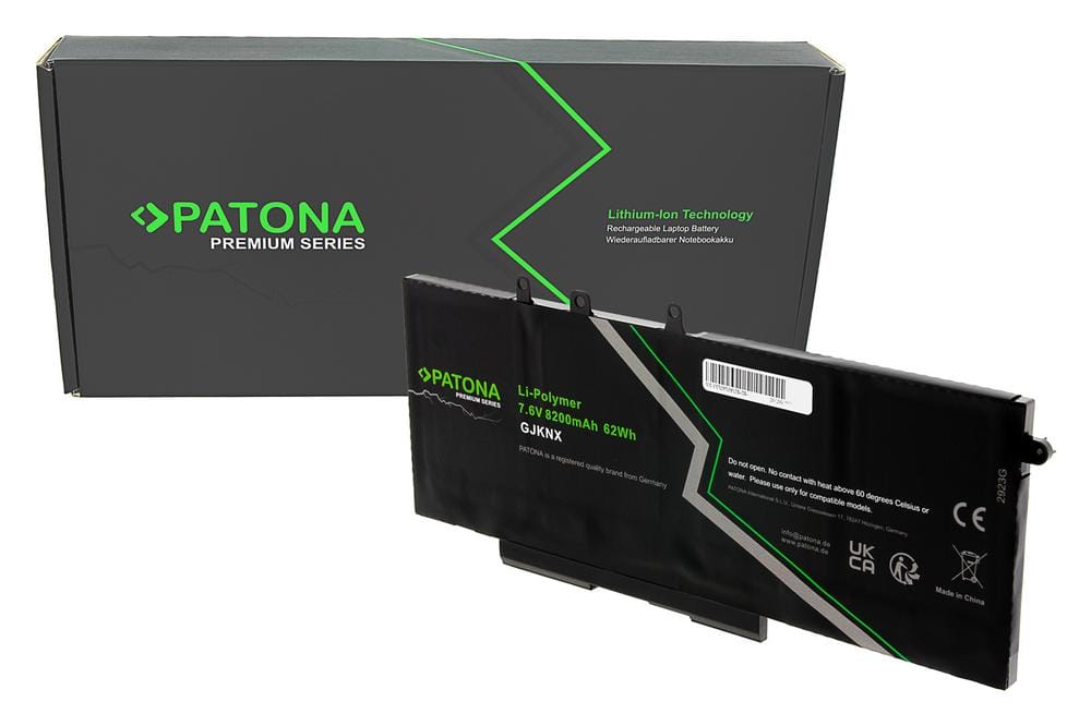 PATONA Premium Batteria 7,6 V per Dell E5280 E5480 E5580 M3520 M3530 GJKNX 3DDDG PATONA Premium Batteria 7,6 V per Dell E5280 E5480 E5580 M3520 M3530 GJKNX 3DDDG