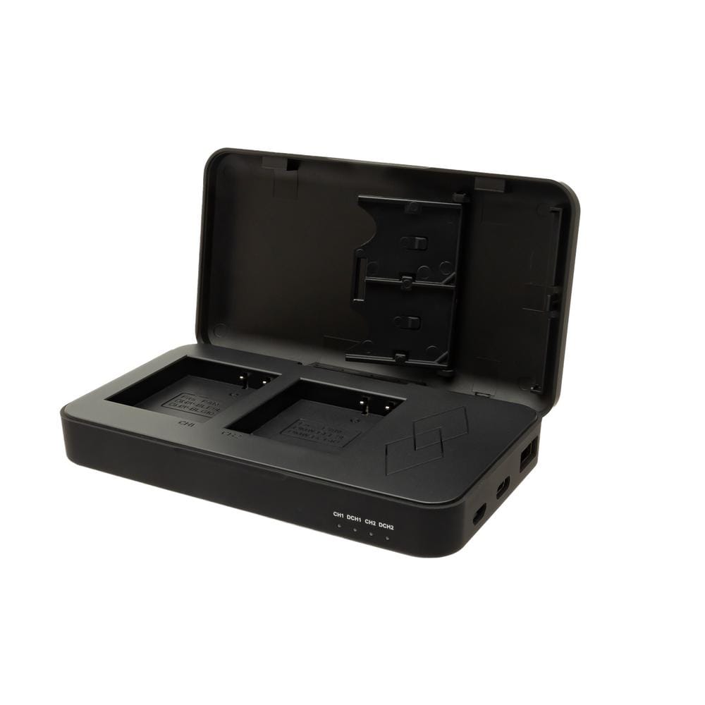 Caricatore duale PATONA per Panasonic DMW-BLG10 DC-TX2 DMC-GF3K DMC-GX7 DMC-ZS110 con funzione powerbank