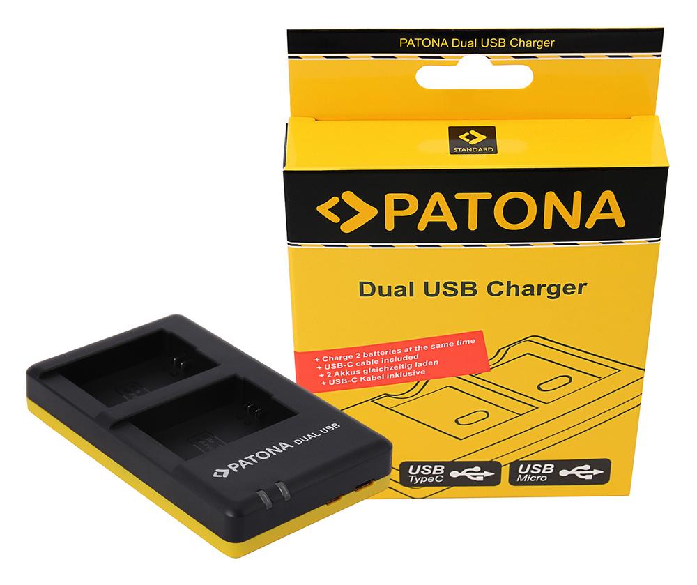 PATONA Dual Fast Charger for Sony NP-FW50 Batteries