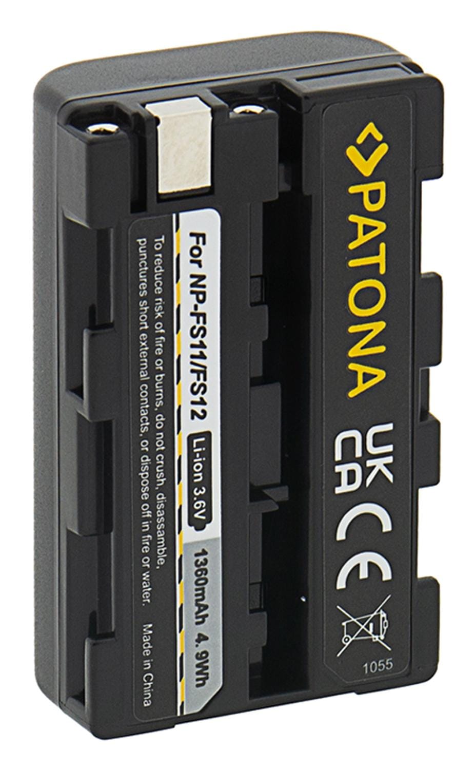 PATONA Batteria per Sony NP-FS11 FS10 DCR-TRV1VE DCR-PC1 PC2 PC3