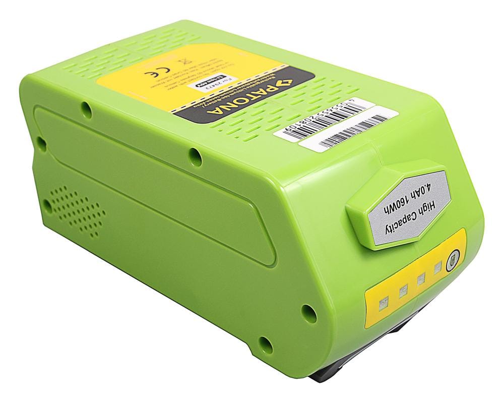 PATONA Batterie pour Greenworks 20302 2601402 29302 29462 29472 29282 40V 4000mAh