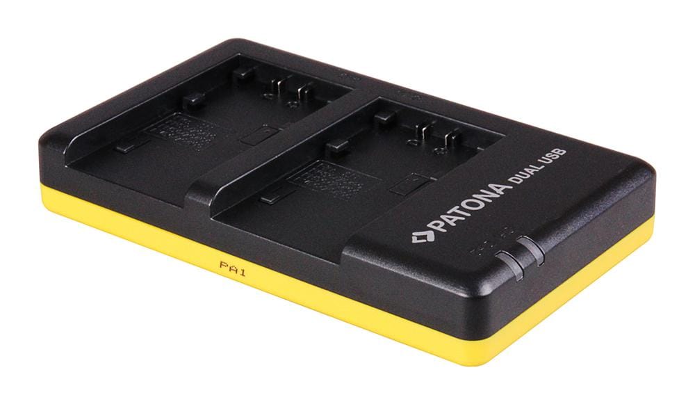 Carregador rápido dual PATONA para Sony NP-FP30 FP50 FP51 com cabo Micro-USB Carregador rápido dual PATONA para Sony NP-FP30 FP50 FP51 com cabo Micro-USB