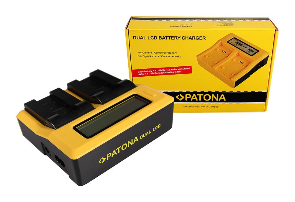 PATONA Dual LCD USB-oplader til Fuji NP-80 RDC RDC1500 RDC-1500 RDC6000 RDC-6000 RDC7 RDC-7 PATONA Dual LCD USB-oplader til Fuji NP-80 RDC RDC1500 RDC-1500 RDC6000 RDC-6000 RDC7 RDC-7