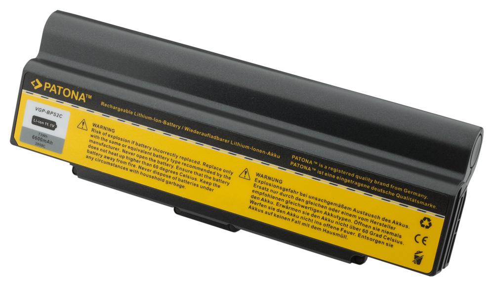 PATONA Battery for Sony VGP-BPL2 VGP-BPL2A VGP-BPL2C BPS2 6600mAh PATONA Battery for Sony VGP-BPL2 VGP-BPL2A VGP-BPL2C BPS2 6600mAh