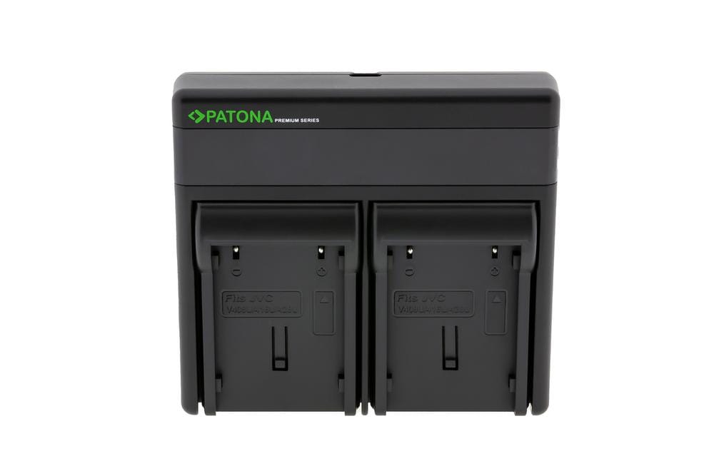 Chargeur PATONA Premium Dual PD Performance pour JVC BN-V408U avec Entrée/Sortie USB‑C