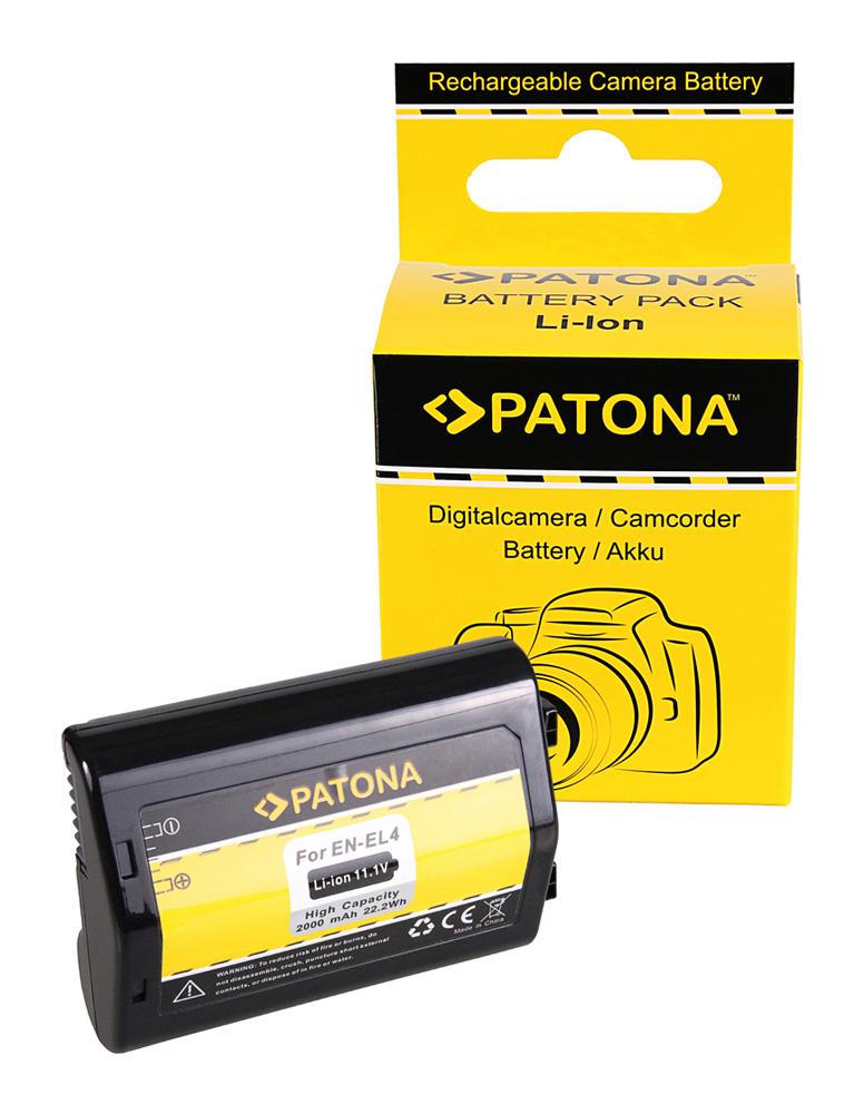 PATONA bateria do Nikon EN-EL4 EN-EL4a D2H D2Hs D2X D2Xs D3 D3X F6 PATONA bateria do Nikon EN-EL4 EN-EL4a D2H D2Hs D2X D2Xs D3 D3X F6