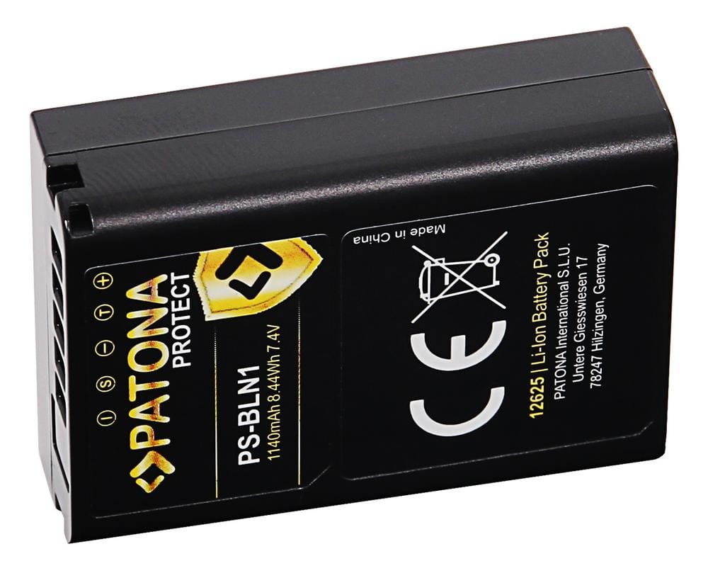PATONA PROTECT Batteria per Olympus OM-D OMD E-M5 Stylus XZ-2 Pen E-P5 E-M1 PS-BLN1