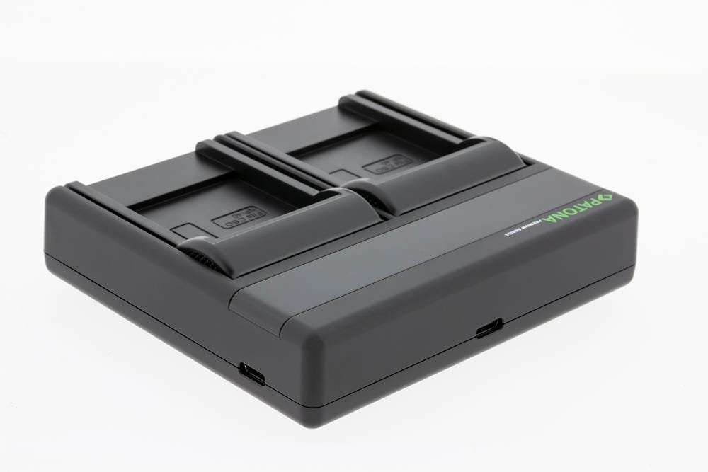 PATONA Premium Dual PD Performance Charger for Casio NP-40 with USB-C Input/Output