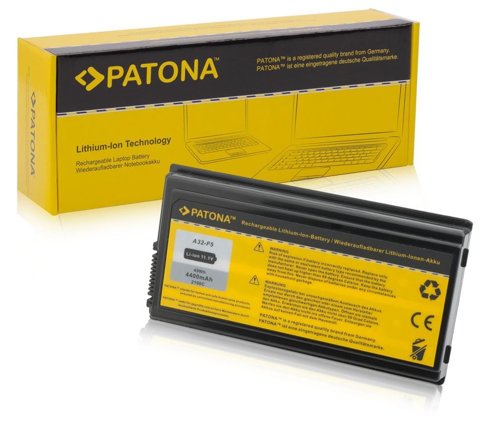 PATONA Battery for Asus A32-F5 X50 F5 F5C F5GL F5M F5N F5R F5RI PATONA Battery for Asus A32-F5 X50 F5 F5C F5GL F5M F5N F5R F5RI