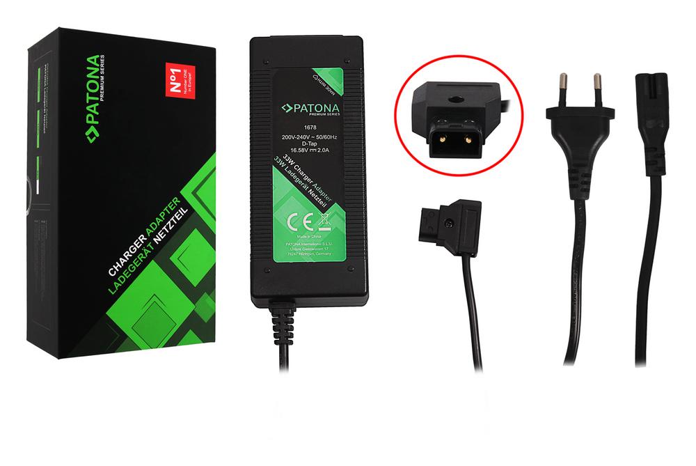 PATONA Premium D‑Tap Charger 2 A for Sony BP‑95W BP‑190WS DSR 250P 600P 650P 652P PATONA Premium D‑Tap Charger 2 A for Sony BP‑95W BP‑190WS DSR 250P 600P 650P 652P