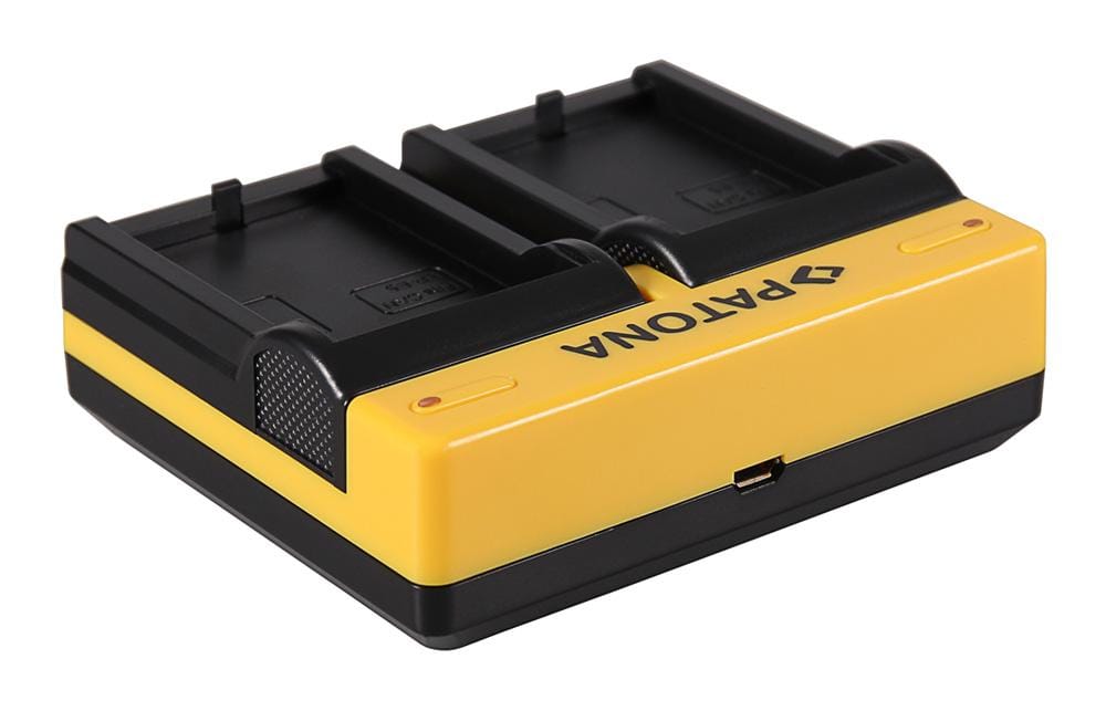 Caricatore Duale PATONA per Canon LP‑E5 – carica 2 batterie simultaneamente, incluso cavo Micro‑USB Caricatore Duale PATONA per Canon LP‑E5 – carica 2 batterie simultaneamente, incluso cavo Micro‑USB