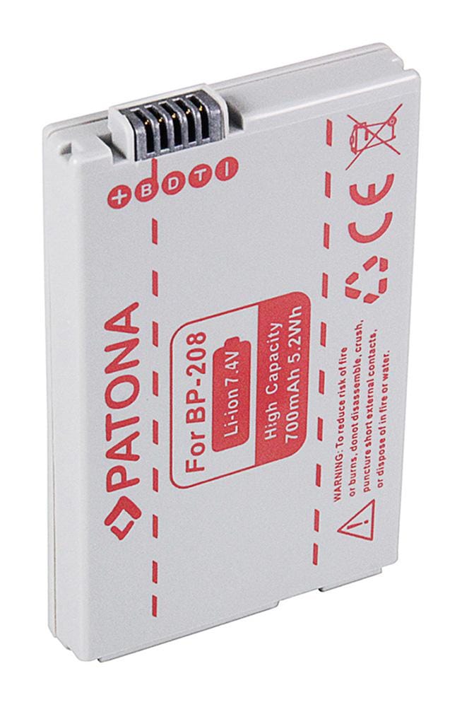 PATONA batteria per Canon BP208 BP-308 BP315 DC10 DC20 DC21 DC40 DC50 DC95