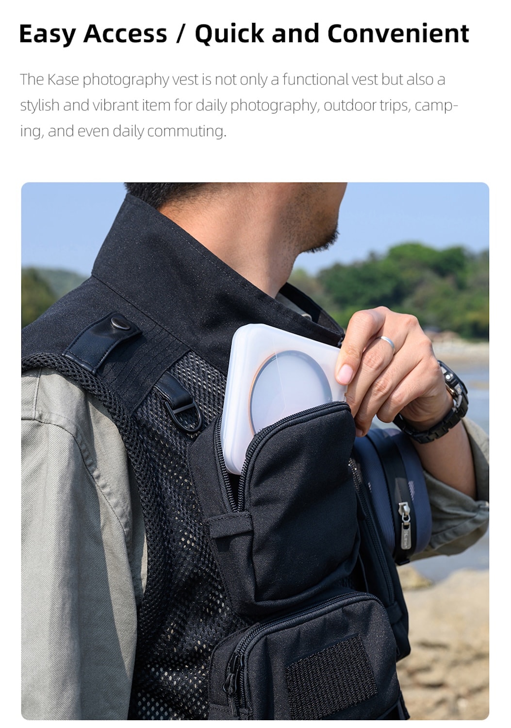 Chaleco para fotógrafos chaqueta fotográfica outdoor unisex Chaleco para fotógrafos chaqueta fotográfica outdoor unisex