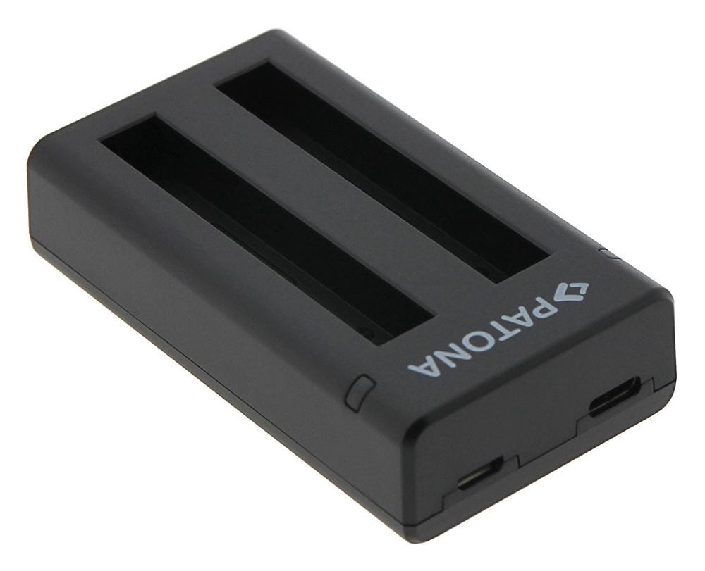 Carregador Dual PATONA para Insta360 One X2 360° Cam com Cabo Micro-USB