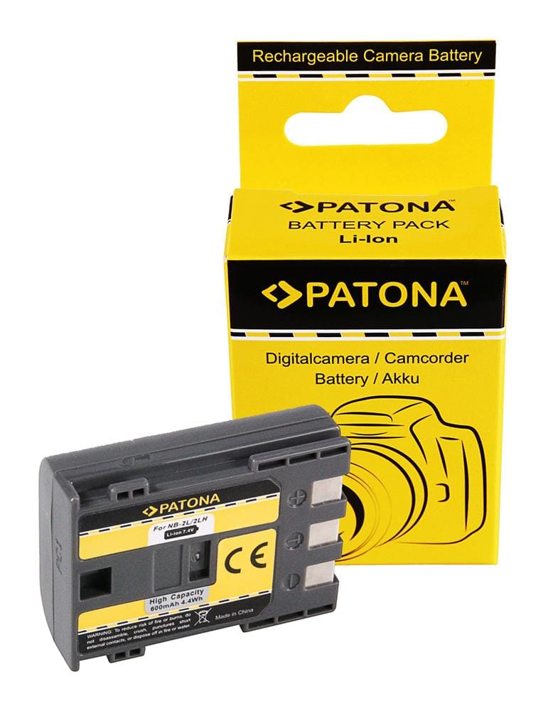 PATONA batteria per Canon S30 S40 S45 S50 S60 S70 NB2LH NB-2LH