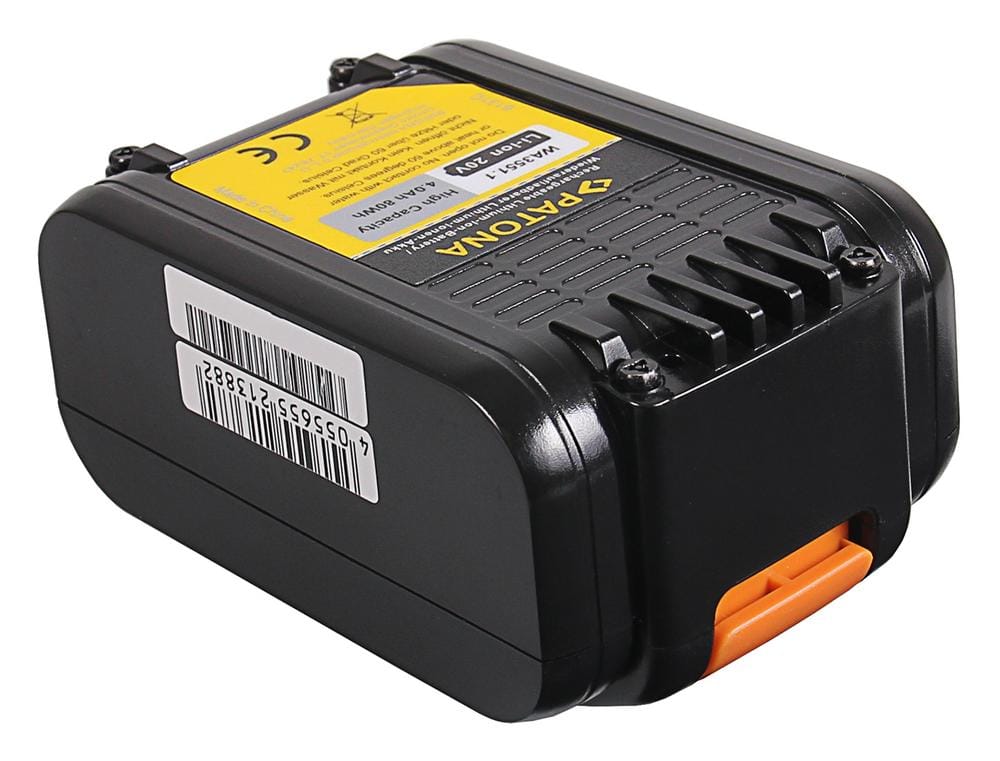 PATONA Batterie pour Worx WA3551.1 WA3572 WG625E WG259 549 166 372 390 WX523 Rockwell RK180K2 RK2852
