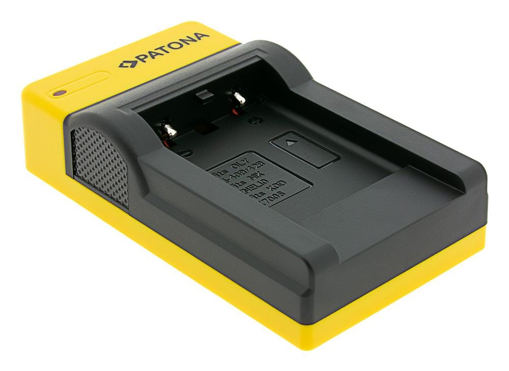 PATONA Slim Carregador USB com Entrada USB‑C para Olympus Li-40B Li-42B e Nikon EN-EL10
