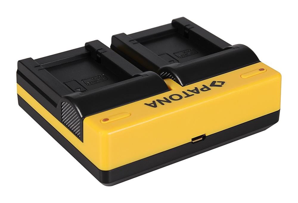 Caricabatterie Duale PATONA per Leica Panasonic DMW-BMB9 V-Lux V-Lux 2 VLux 2 II Panasonic con Micro-USB Caricabatterie Duale PATONA per Leica Panasonic DMW-BMB9 V-Lux V-Lux 2 VLux 2 II Panasonic con Micro-USB