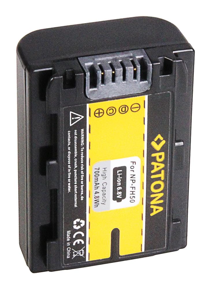 PATONA batteria per Sony NP-FH50 NP-FH60 NP-FH70 NP-FH100 Alpha A290 A390 PATONA batteria per Sony NP-FH50 NP-FH60 NP-FH70 NP-FH100 Alpha A290 A390
