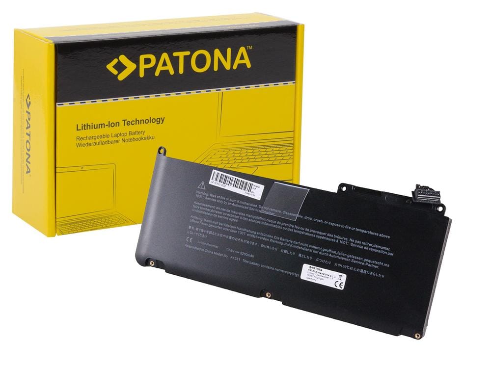 PATONA bateria para Apple MacBook Unibody 13 polegadas A1331 A1342 661-5391 020-6580-A 020-6809-A