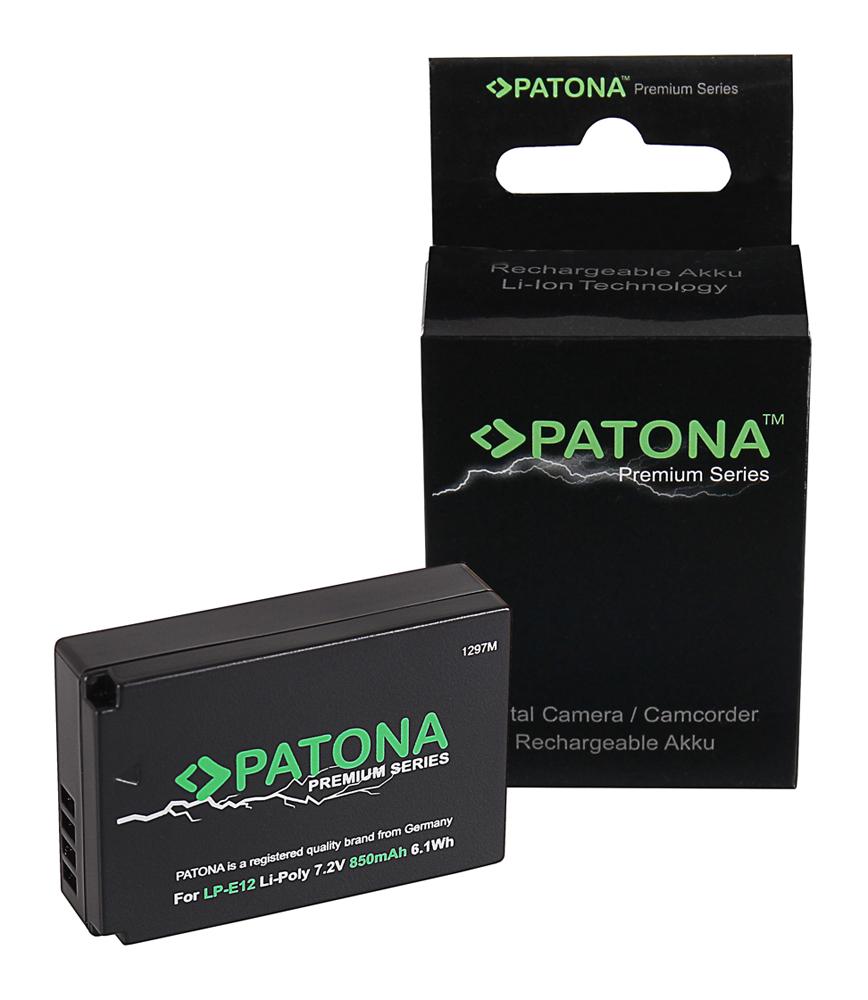PATONA Bateria Premium para Canon EOS M50 LP‑E12