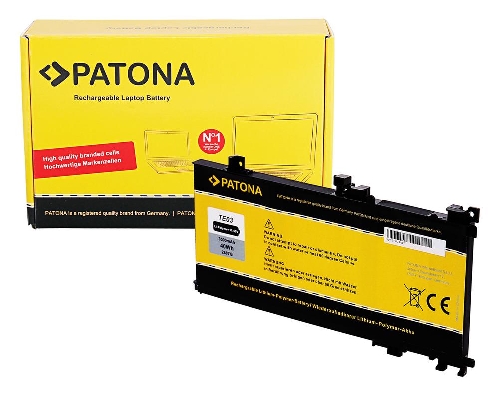 PATONA Battery for HP TPN-Q173 15-ax bc – compatible with Series TE03 TE03XL 849570 849570-541 849910-850 905277-001 HSTNN-UB7A HSTNN-OB7T PATONA Battery for HP TPN-Q173 15-ax bc – compatible with Series TE03 TE03XL 849570 849570-541 849910-850 905277-001 HSTNN-UB7A HSTNN-OB7T