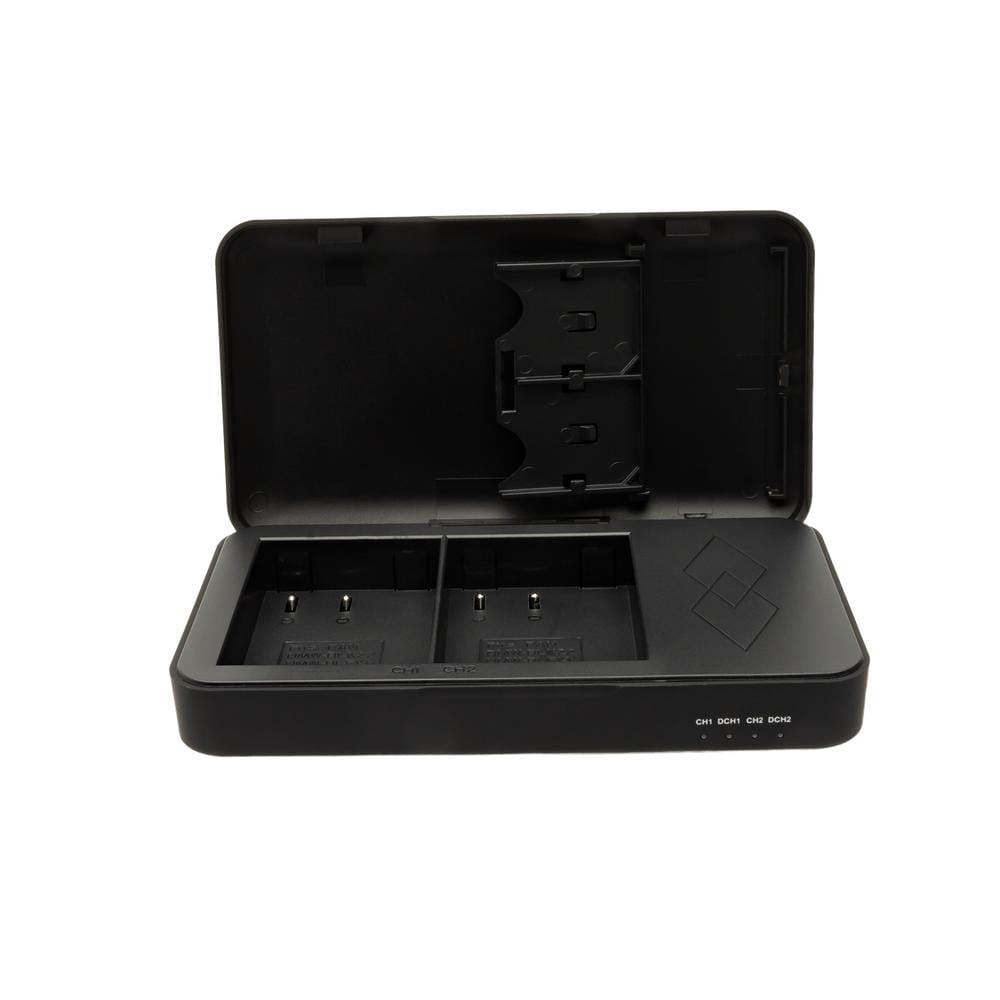 PATONA Carregador Dual para Panasonic DMW‑BLK22 DC‑S5 G9 GH5 GH5S GH6 com função Powerbank e compartimento