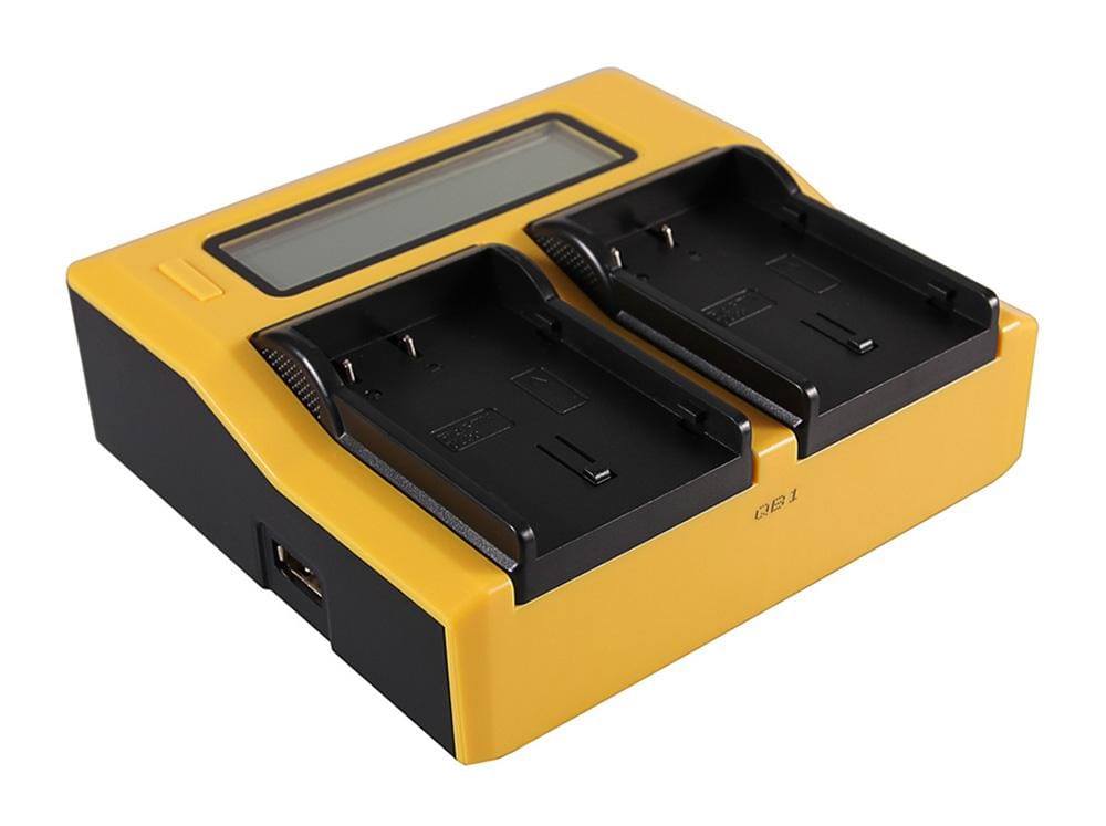 PATONA Carregador USB Dual LCD para Pentax D Li90 D‑Li90