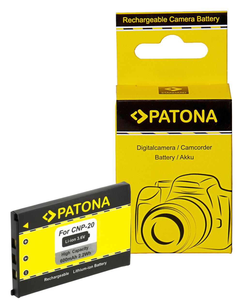 PATONA bateria do Casio EX-Z3 Z4 Z-5 S1 S2 S3 EX-S70 NP-20 NP20
