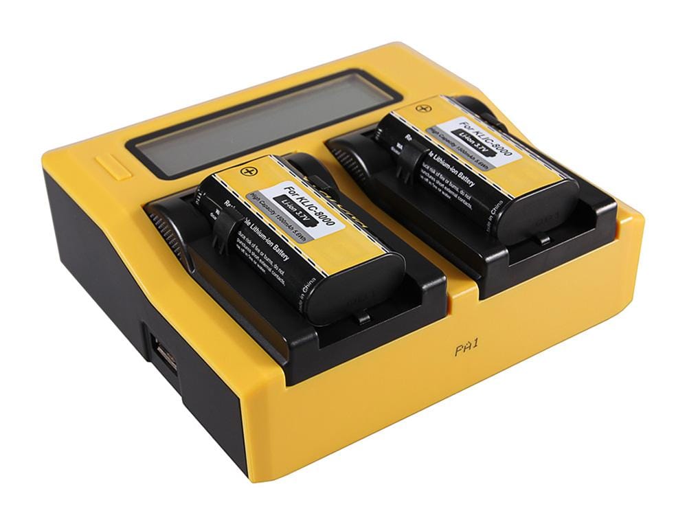 PATONA Dual LCD USB Ładowarka dla Kodak Klic-8000 DB-50 Easyshare Z1012 IS Z1085 IS Z1485 IS Z612 PATONA Dual LCD USB Ładowarka dla Kodak Klic-8000 DB-50 Easyshare Z1012 IS Z1085 IS Z1485 IS Z612