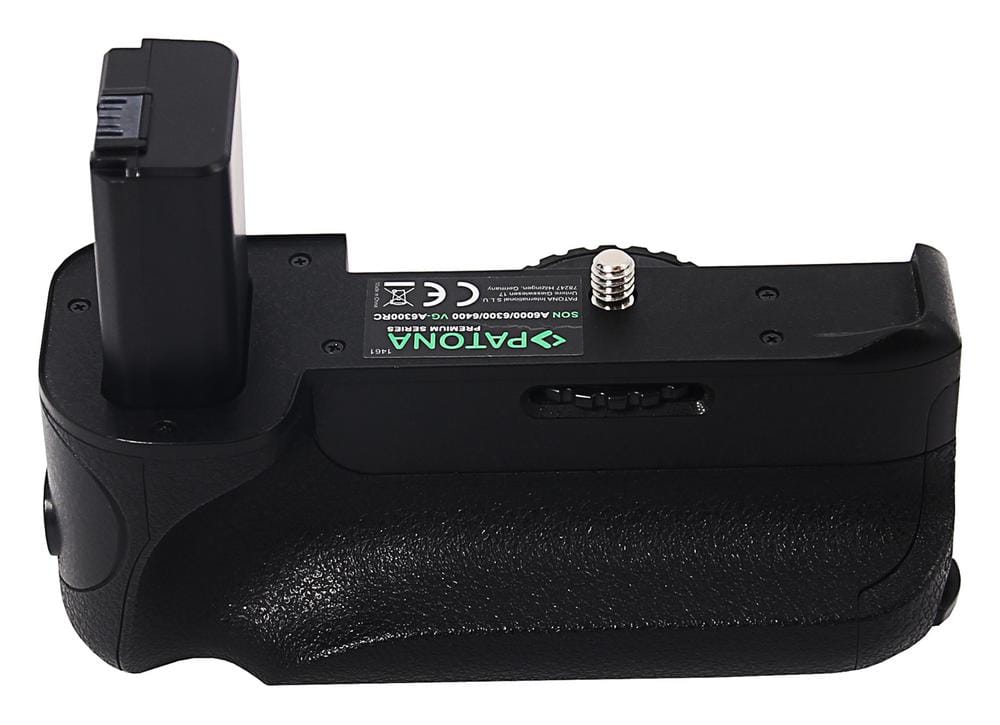 PATONA Premium Battery Grip VG-A6300 for Sony A6000/A6300/A6400 with NP-FW50 Battery and Remote