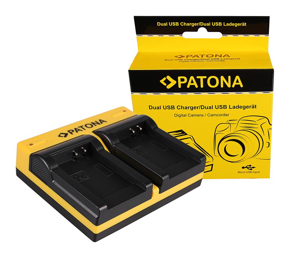PATONA Dual Charger for Nikon EN-EL12 Coolpix AW100 AW110 P300 P310 P330 S1000pj with Micro-USB Cable PATONA Dual Charger for Nikon EN-EL12 Coolpix AW100 AW110 P300 P310 P330 S1000pj with Micro-USB Cable