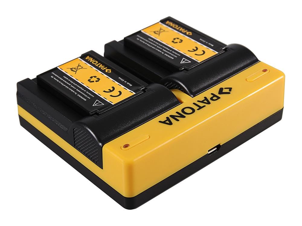 Carregador Dual PATONA para Oregon ICP103446 Scientific ATC9K com cabo Micro-USB Carregador Dual PATONA para Oregon ICP103446 Scientific ATC9K com cabo Micro-USB