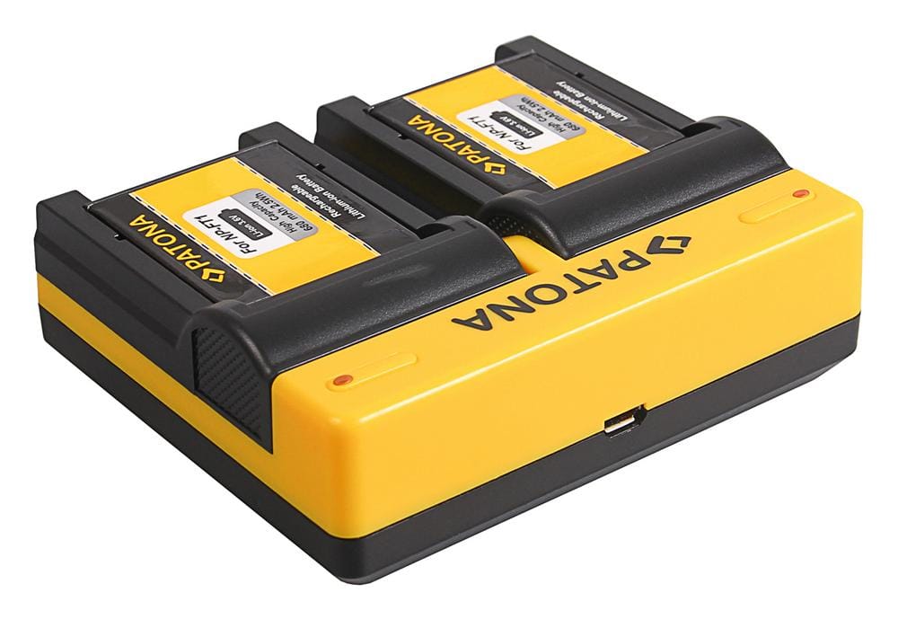 Caricatore Dual PATONA per Sony NP-FT1 NP-FR1 DSC‑T1 DSC‑T3 DSC‑T5 DSC‑T9 DSC‑T10 L1 DSC‑T33 DSC‑T11