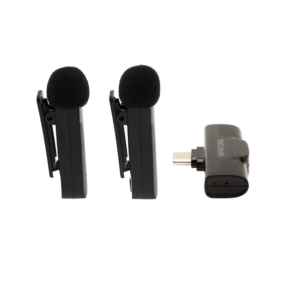PATONA Premium Microfono Lavalier a Clip per Smartphone con USB‑C PATONA Premium Microfono Lavalier a Clip per Smartphone con USB‑C