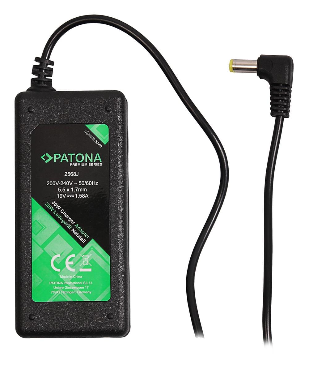 PATONA Alimentation Premium 19V 1,58A 30W pour Acer Aspire One A110 A110L A150 A150L A150X PATONA Alimentation Premium 19V 1,58A 30W pour Acer Aspire One A110 A110L A150 A150L A150X