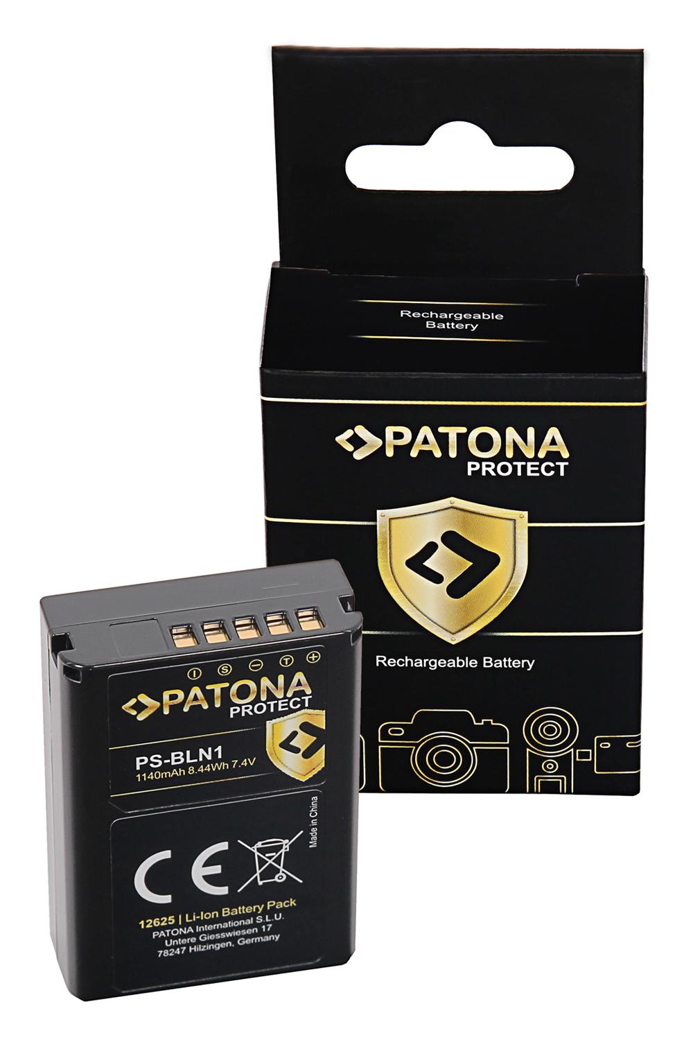 PATONA PROTECT Battery for Olympus OM-D OMD E-M5 Stylus XZ-2 Pen E-P5 E-M1 PS-BLN1 PATONA PROTECT Battery for Olympus OM-D OMD E-M5 Stylus XZ-2 Pen E-P5 E-M1 PS-BLN1