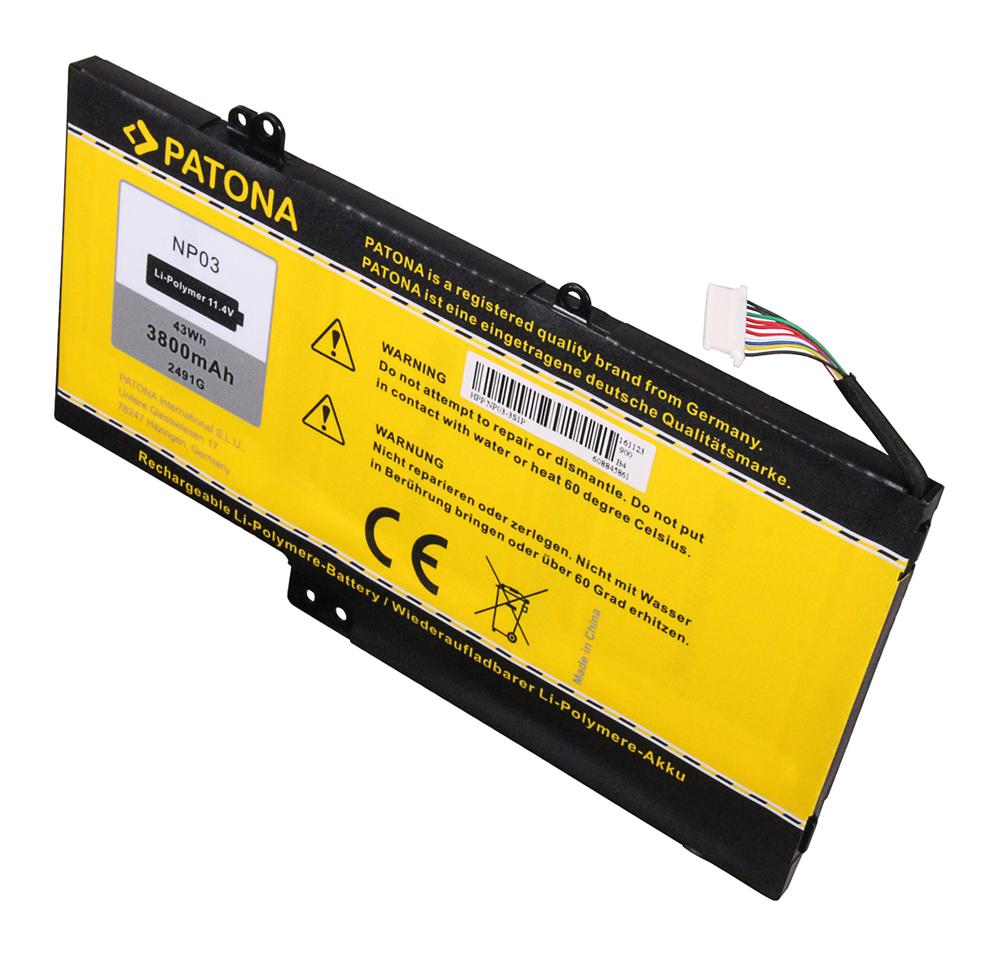 PATONA bateria para HP NP03 Pavilion 13 13-A010DX X360 760944-421 HSTNN-LB6L NP