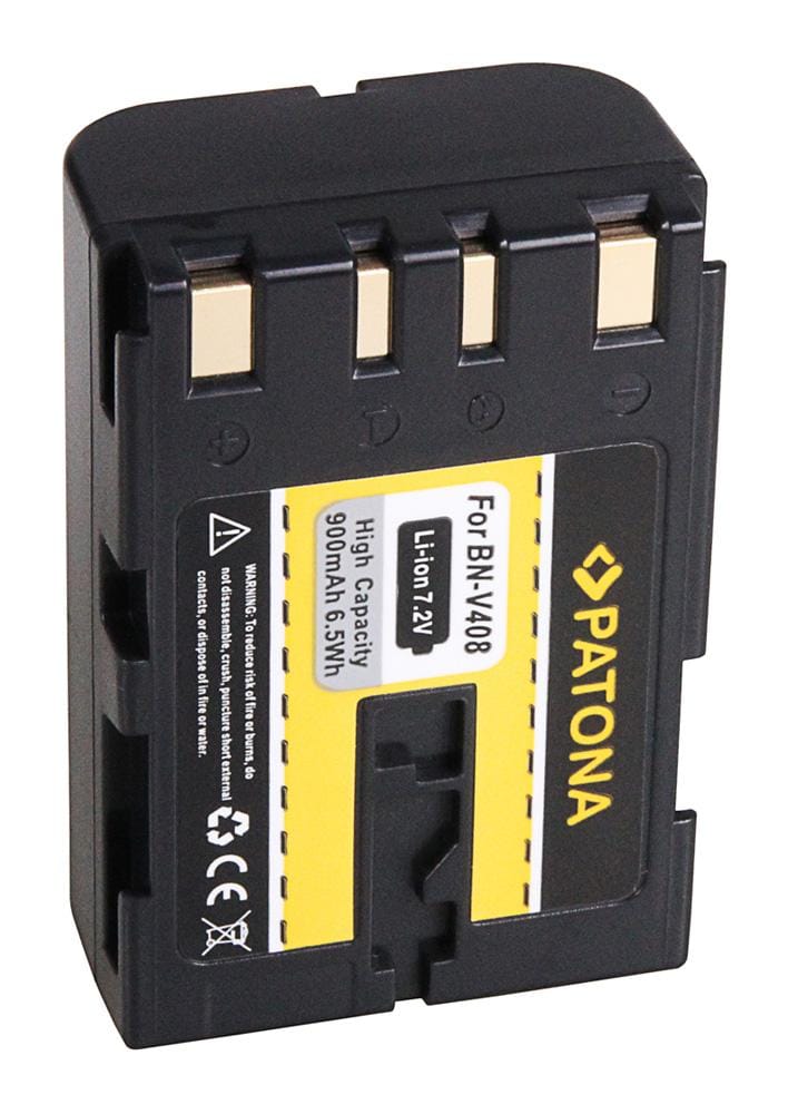 PATONA batteria per JVC BN-V408 310 200AC GR-DVL1170 228AC 238AC 23AC 30AC 310U