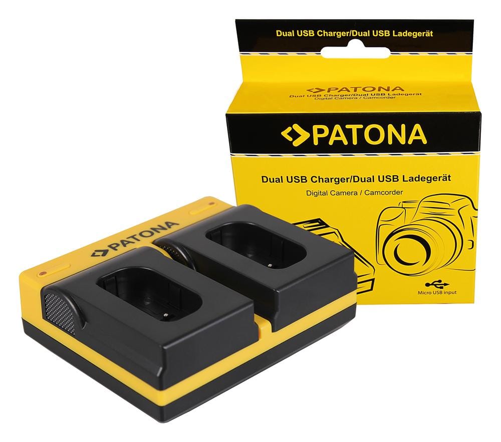 Carregador Dual PATONA para Panasonic DMW-BLJ31 Lumix DC-S1 DC-S1R DC-S1H Carregador Dual PATONA para Panasonic DMW-BLJ31 Lumix DC-S1 DC-S1R DC-S1H