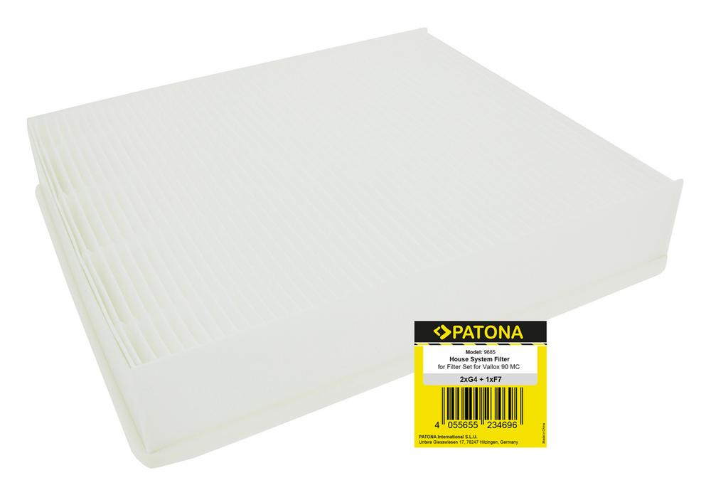 PATONA G4 and F7 Filter for Vallox 90 MC SC SE Ventilation System PATONA G4 and F7 Filter for Vallox 90 MC SC SE Ventilation System