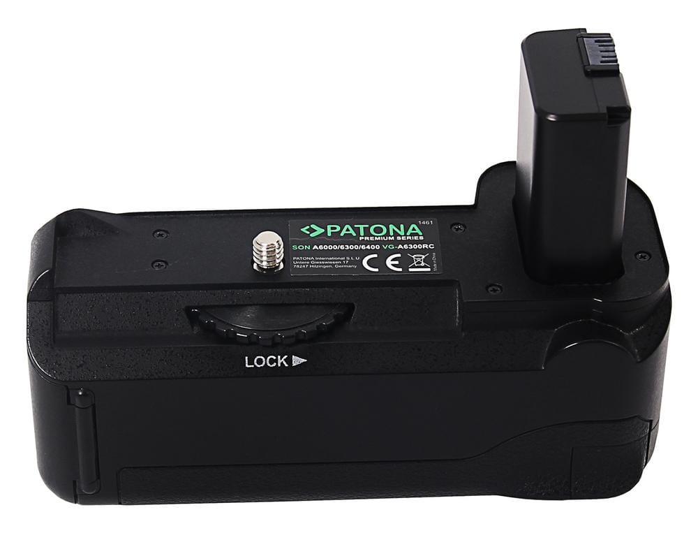 PATONA Premium Battery Grip VG-A6300 for Sony A6000/A6300/A6400 with NP-FW50 Battery and Remote