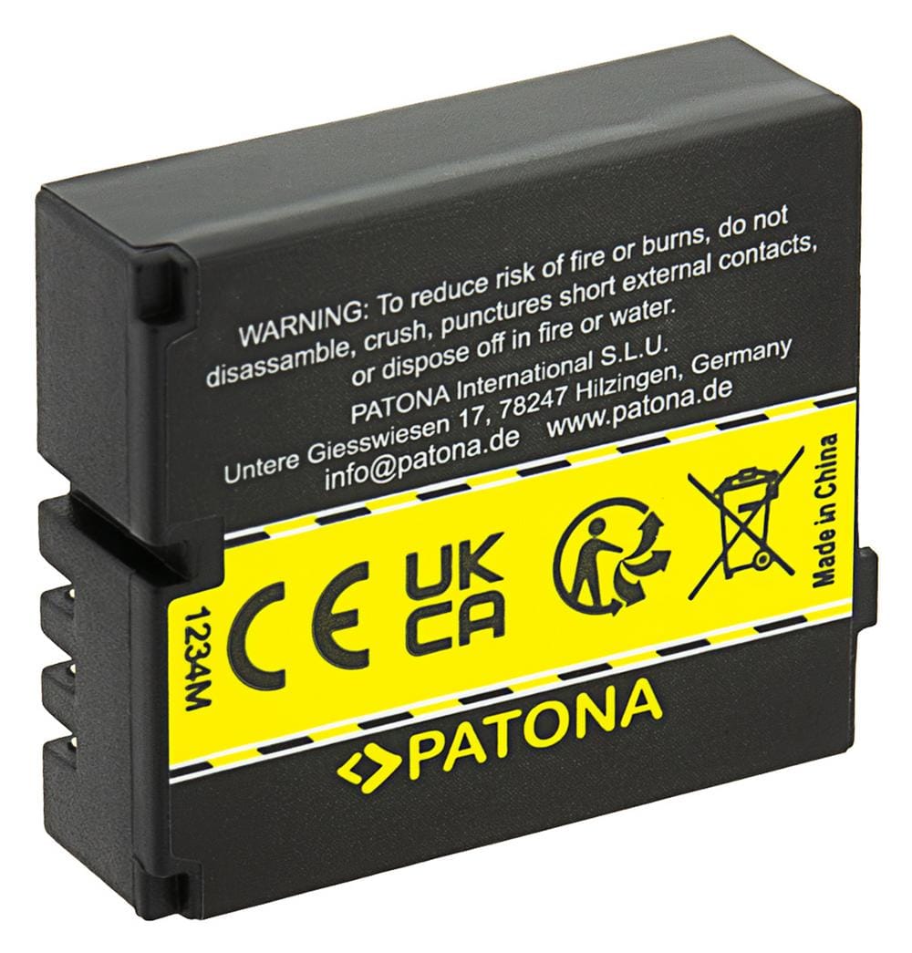 Batería PATONA para Rollei Bullet 3s 4s 5s DS‑SD20 Astak CM‑7200 HD Star 60