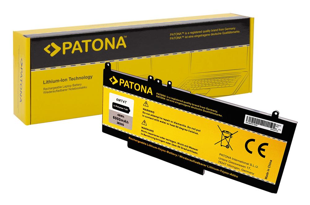 PATONA Battery for Dell Latitude E5470 Series 14-5000 7.6V PATONA Battery for Dell Latitude E5470 Series 14-5000 7.6V