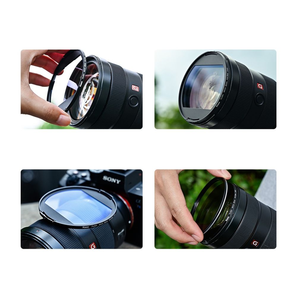 Filtro de protección con función de sujeción Filtro redondo Flash MCUV