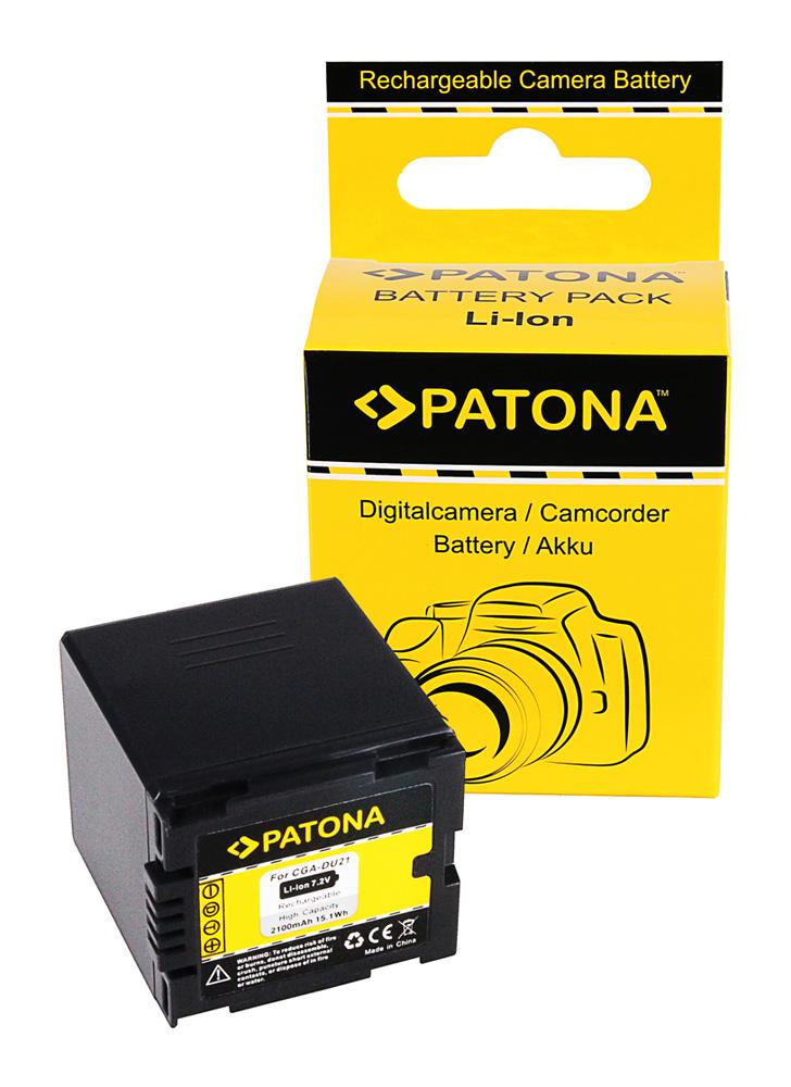 Bateria PATONA do Panasonic NV‑GS250 NV‑GS150 NV‑GS140 NV‑GS75 CGA‑DU21