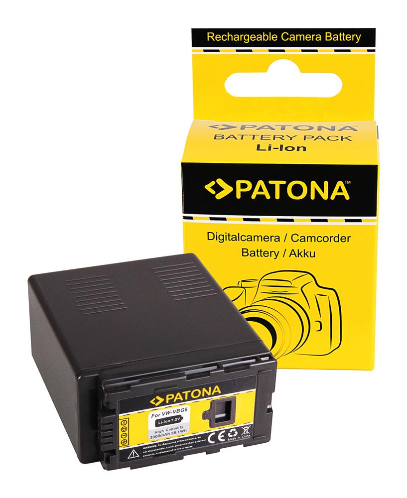 PATONA Akumulator dla Panasonic VW‑VBG6, AG‑HCM41, AG‑HCM41EU, AG‑HMC70, AG‑HMC71 PATONA Akumulator dla Panasonic VW‑VBG6, AG‑HCM41, AG‑HCM41EU, AG‑HMC70, AG‑HMC71