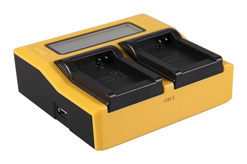 Caricatore Dual LCD USB PATONA per Canon NB10L NB-10L